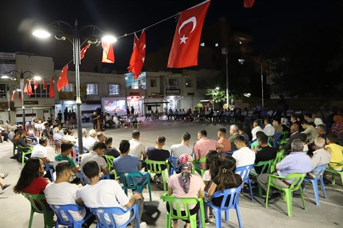 15 TEMMUZ DEMOKRASİ VE MİLLİ BİRLİK GÜNÜ DEMOKRASİ NÖBETİYLE DEVAM ETTİ